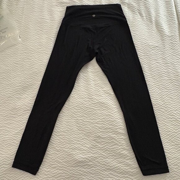 Lululemon Align Pant II Nulu Black High-Rise Yoga 25" Leggings Size 6 - Picture 6 of 9